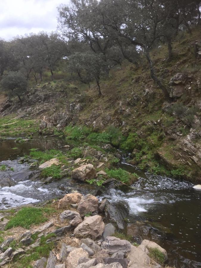 Casa Rural Quejigo Con Piscina Santa Olalla del Cala Luaran gambar