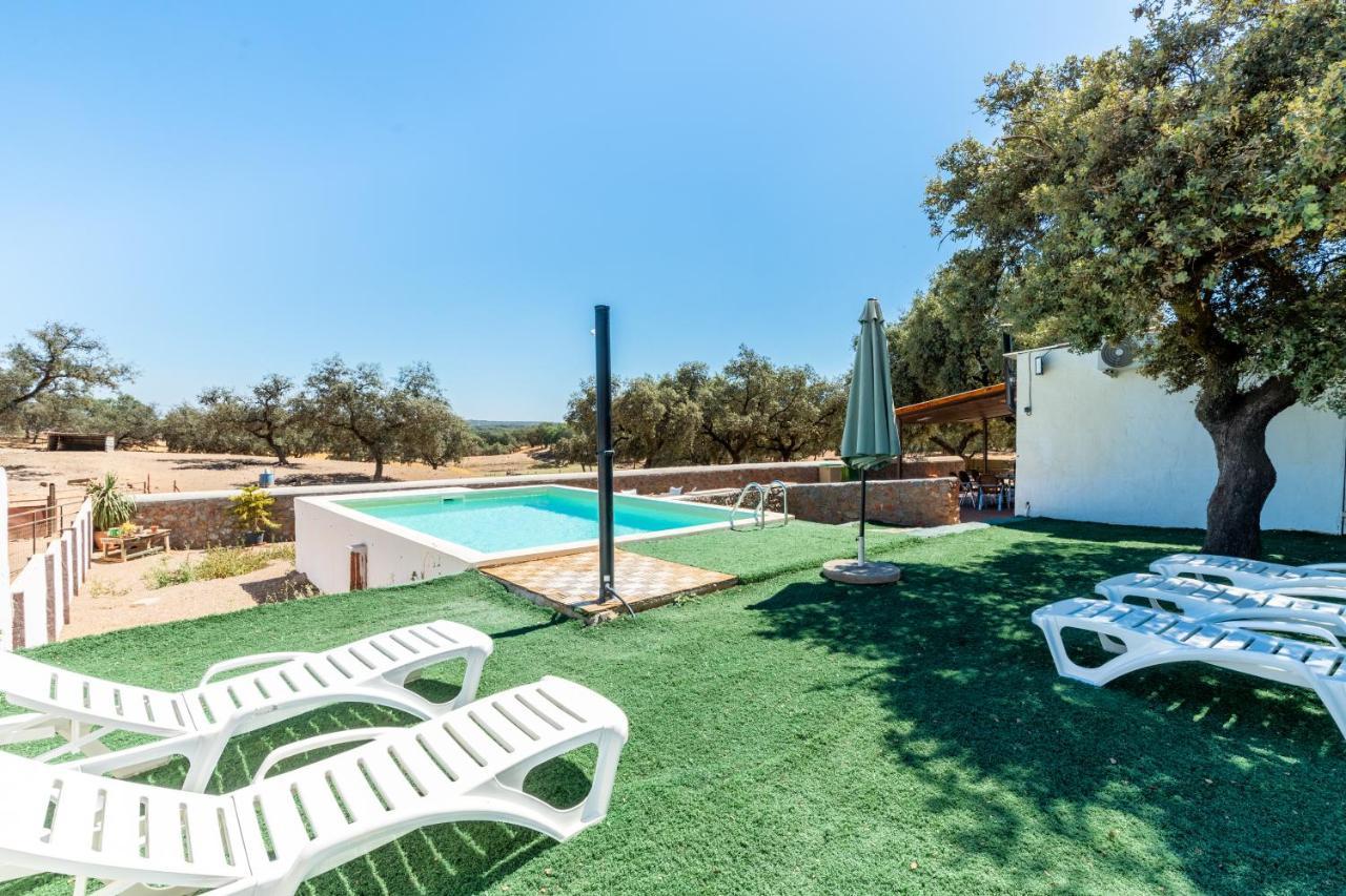 Casa Rural Quejigo Con Piscina Santa Olalla del Cala Luaran gambar