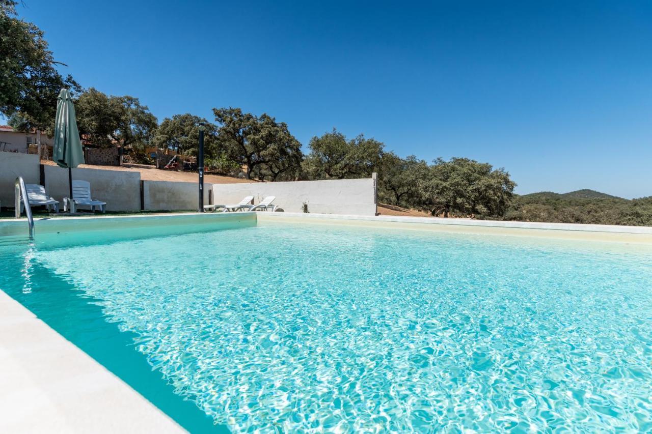 Casa Rural Quejigo Con Piscina Santa Olalla del Cala Luaran gambar