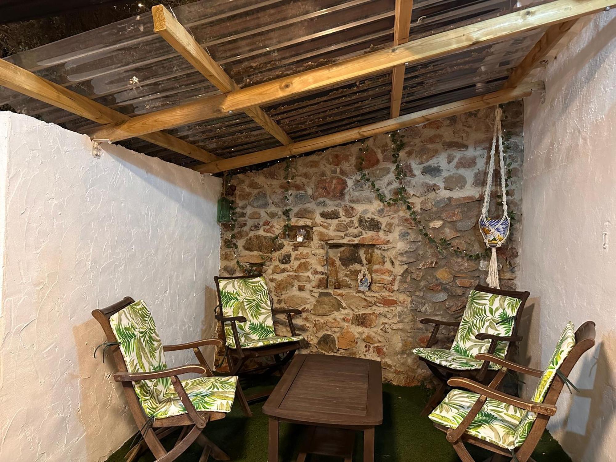 Casa Rural Quejigo Con Piscina Santa Olalla del Cala Luaran gambar