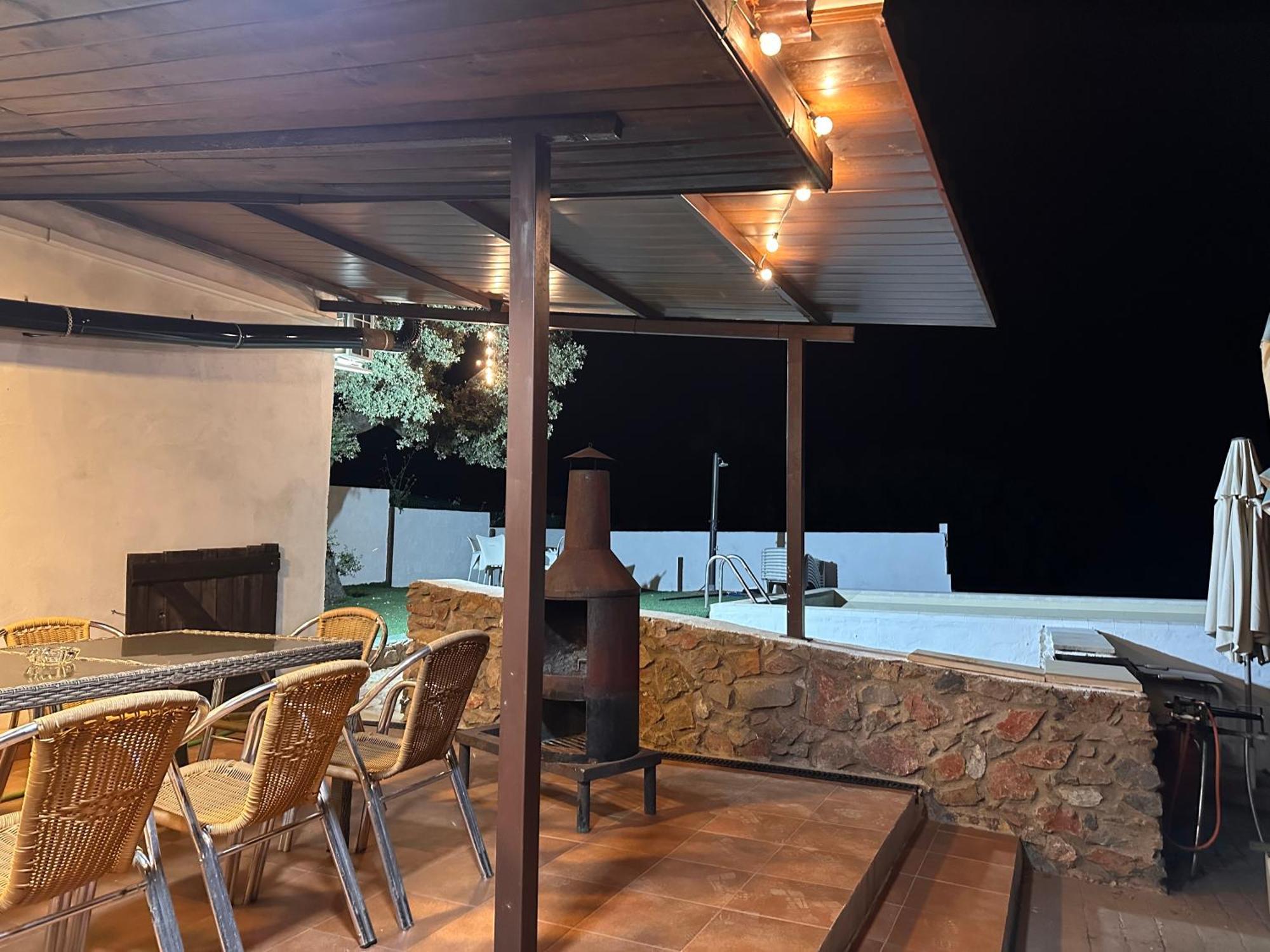 Casa Rural Quejigo Con Piscina Santa Olalla del Cala Luaran gambar
